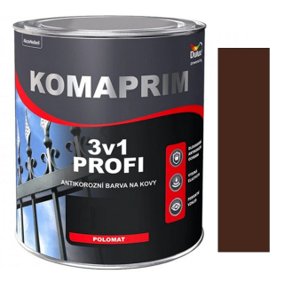 Dulux KOMAPRIM PROFI 3v1 středně hnědý - RAL 8011