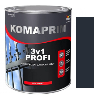 Dulux KOMAPRIM PROFI 3v1 tmavě šedý RAL 7016