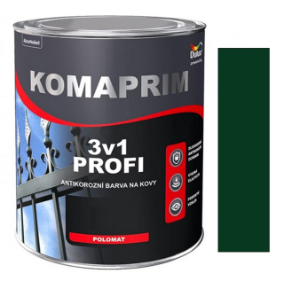 Dulux KOMAPRIM PROFI 3v1 tmavě zelený RAL 6005