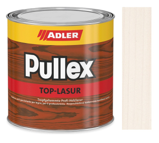 Adler Pullex Top-Lasur - Profesionální univerzální lazura s lesklým povrchem - Bílá