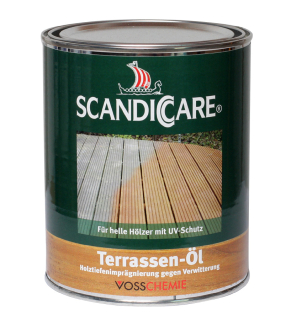 Terasový olej na dřevo SCANDICCARE Terrassen Ol- světlý