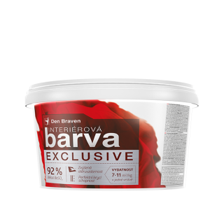 Den Braven interierová barva bílá 15 kg EXCLUSIVE