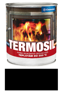 Chemolak K 2010 Termosil speciál černá - Silikonová barva odolná do 500°C 0,3l
