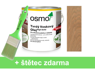 Osmo Tvrdý voskový olej 3067 Světle šedá