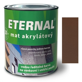 ETERNAL mat akrylátový 09 tmavě hnědý