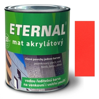 ETERNAL mat akrylátový 018 červená jahoda