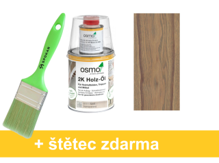 Osmo 2K olej na dřevo 6112 stříbně šedá