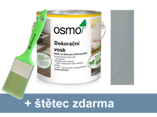 Osmo dekorační vosk - transparentní odstíny 3119 hedvábně šedý