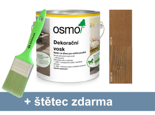 Osmo dekorační vosk - transparentní odstíny 3166 ořech