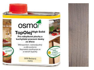 Osmo Top olej na kuchyňské a pracovní desky 3037 bílá 0,5l