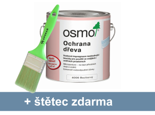 Osmo ochrana dřeva - vosková impregnace 4006 bezbarvý