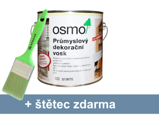 Osmo průmyslový dekorační vosk 3063 bezbarvý polomatný