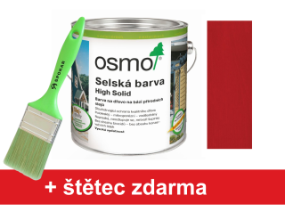 Osmo selská barva 2311 karmínově červená