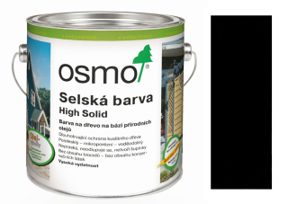Osmo selská barva 2703 černošedá