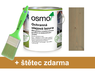 Osmo ochranná olejová lazura 739 sříbrně šedá