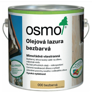 Osmo olejová lazura 000 bezbarvý hedvábný polomat