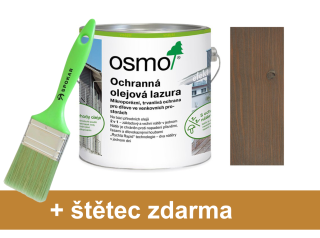 Osmo ochranná olejová lazura effekt 1143 stříbrný onyx