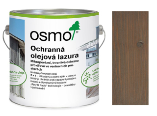 Osmo ochranná olejová lazura effekt 1143 stříbrný onyx