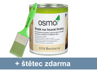 Osmo vosk na řezné čelní hrany 5735 bezbarvý hedvábný polomat