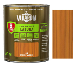 Vidaron silnovrstvá lazura L04 Ořech vlašský