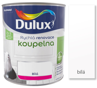 Dulux RYCHLÁ RENOVACE Koupelna bílá 0,75L