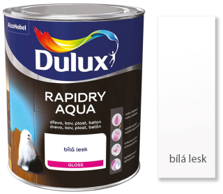 Dulux RAPIDRY AQUA bílá lesk 0,75L