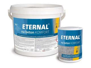 ETERNAL na beton KOMFORT šedá A+B 4,8 kg