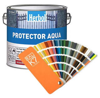 Barva na kov HERBOL Protector Aqua - Tónovaný odstín