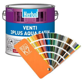 Herbol Venti 3Plus Aqua Satin - míchaný odstín