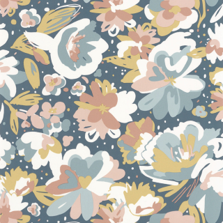 Vliesová tapeta na zeď Caselio 101876041 FLOWER POWER, 0,53 x 10,05 m