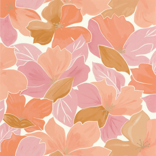 Vliesová tapeta na zeď Caselio 101884032 FLOWER POWER, 0,53 x 10,05 m