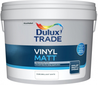 Interiérová barva DULUX TRADE Vinyl Matt - Bílá