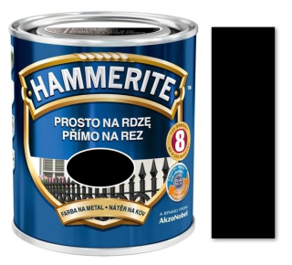 Hammerite přímo na rez hladký černý