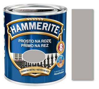 Hammerite přímo na rez hladký stříbrný