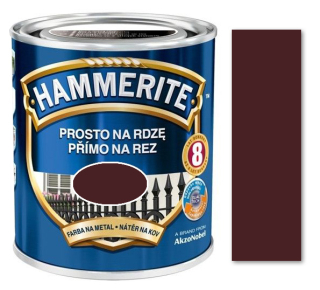 Hammerite přímo na rez hladký tmavě hnědý