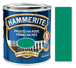 Hammerite přímo na rez hladký zelený