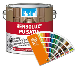 Barva na dřevo HERBOL Herbolux PU Satin - Míchaný odstín