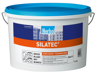 Silikonová fasádní barva HERBOL Silatec - Bílá