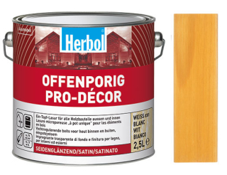 Lazura na dřevo HERBOL Offenporig Pro-Decor odstín Buk