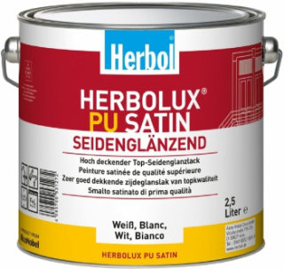 Barva na dřevo HERBOL Herbolux PU Satin - Bílá