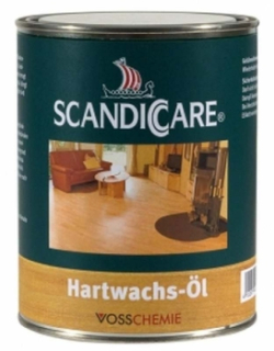 Tvrdovoskový olej na dřevěné podlahy SCANDICCARE Hartwachs Ol
