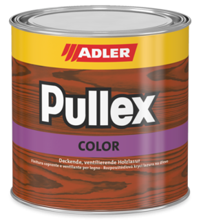 Adler Pullex Color W10 bílá - matná krycí lazura na dřevo do exteriéru